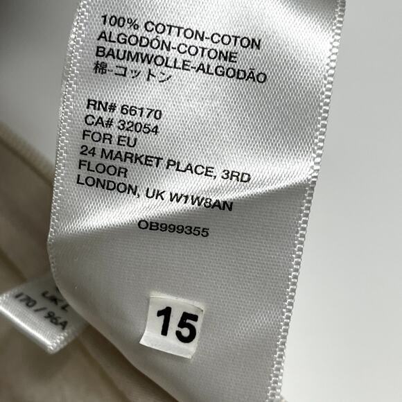 Urban Outfitters Womens‎ High Rise Balboa Eyelet Shorts Size L Yellow Side Zip - Picture 7 of 7